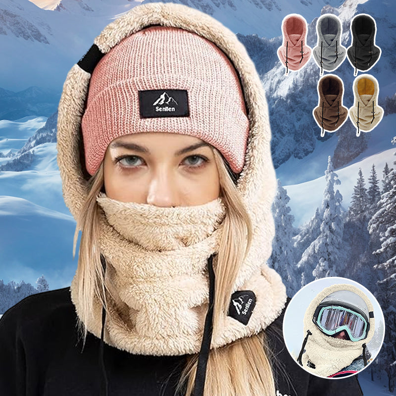 Bonnet d'hiver 3-en-1 - Chaud, coupe-vent et multifonctionnel
