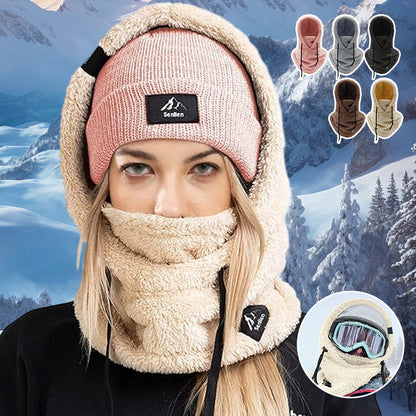 Bonnet d'hiver 3-en-1 - Chaud, coupe-vent et multifonctionnel