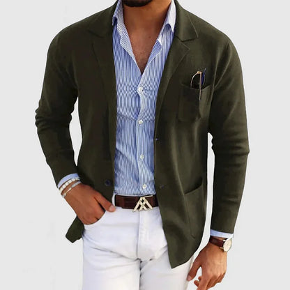 Gilet tricoté homme à col revers - Original