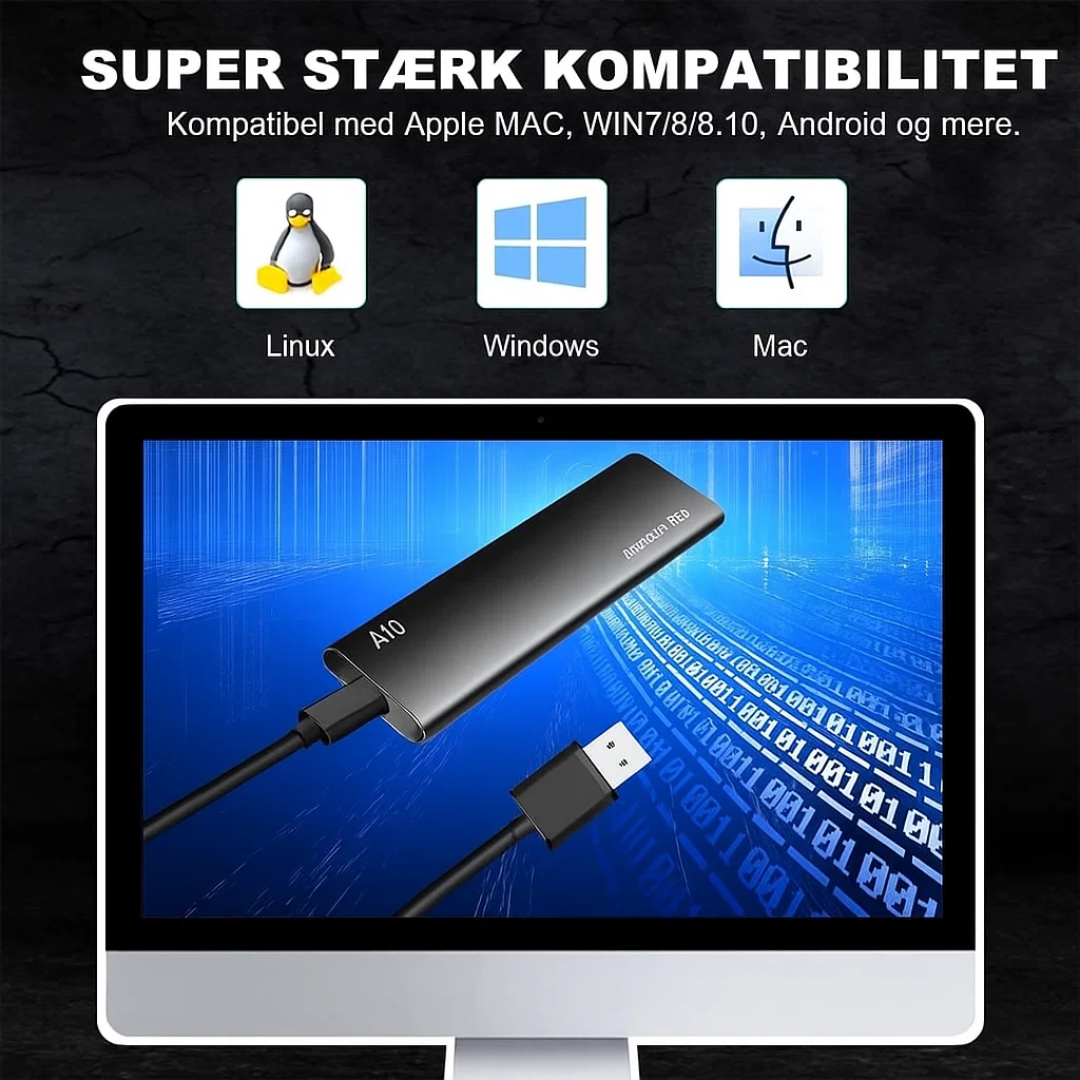 DriveBox | Compact 4 TB USB-C Storage for Work and Travel