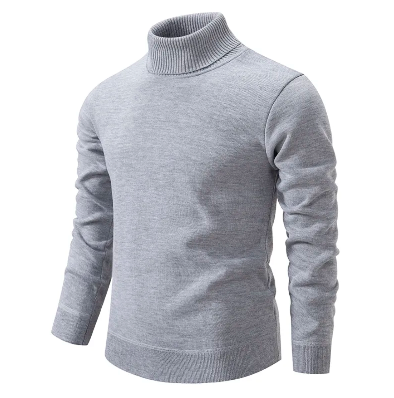 Soft Wool Turtleneck Sweater for Men