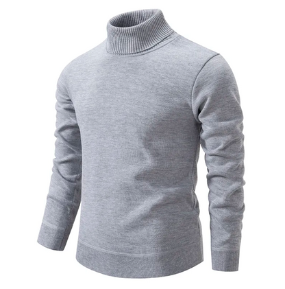 Soft Wool Turtleneck Sweater for Men