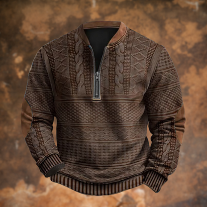 Veste d'hiver homme chaude avec doublure en fourrure confortable et fermeture éclair