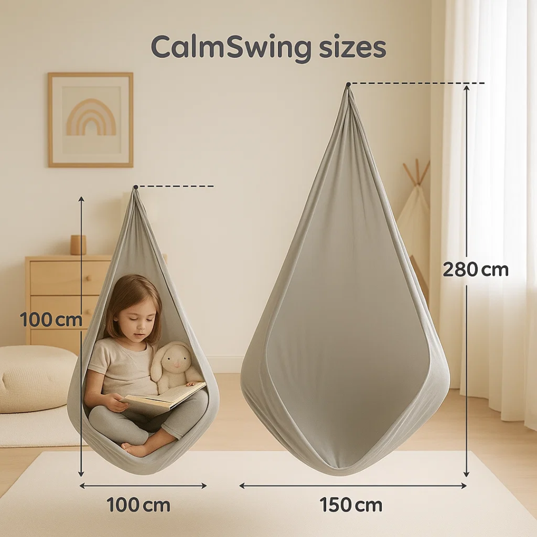 CalmSwing | Balançoire de thérapie sensorielle pour autisme, pour intérieur et extérieur
