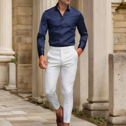 Finn | Chemise SlimFit stretch unie