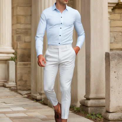 Finn | Chemise SlimFit stretch unie