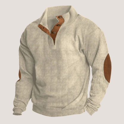Corduroy suit with collar