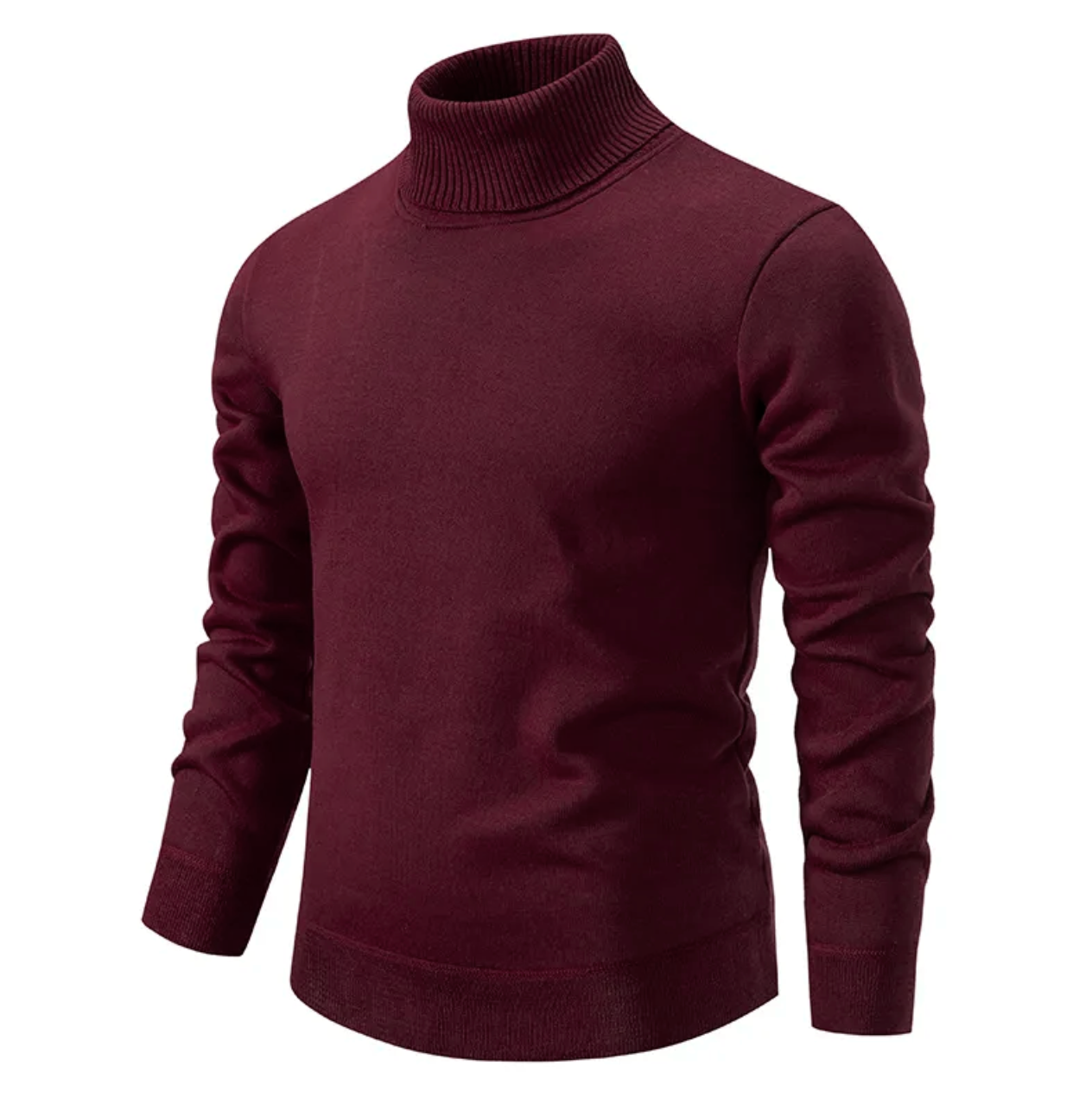 Soft Wool Turtleneck Sweater for Men