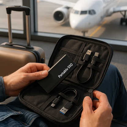 DriveBox | Compact 4 TB USB-C Storage for Work and Travel