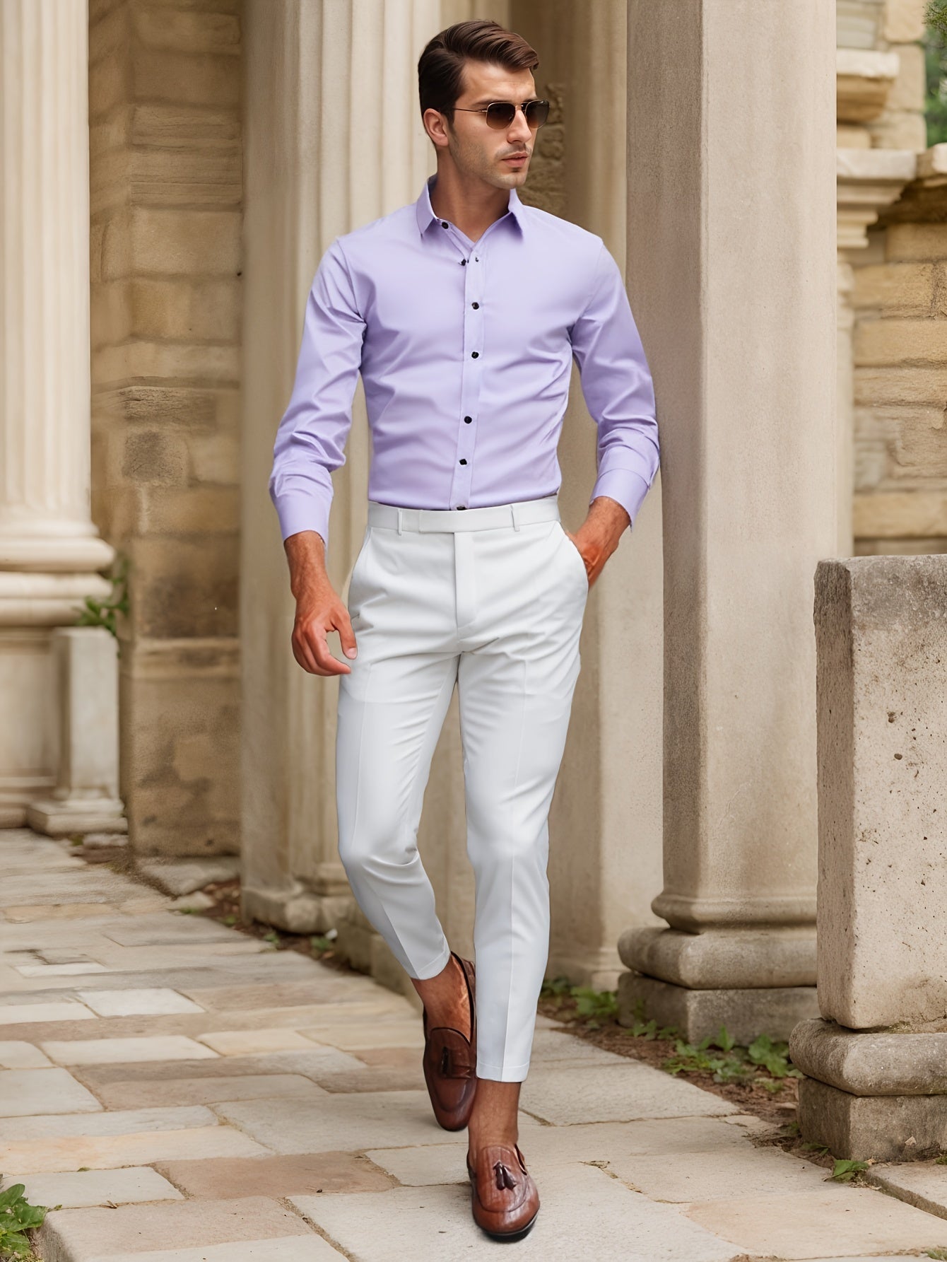 Finn | Chemise SlimFit stretch unie