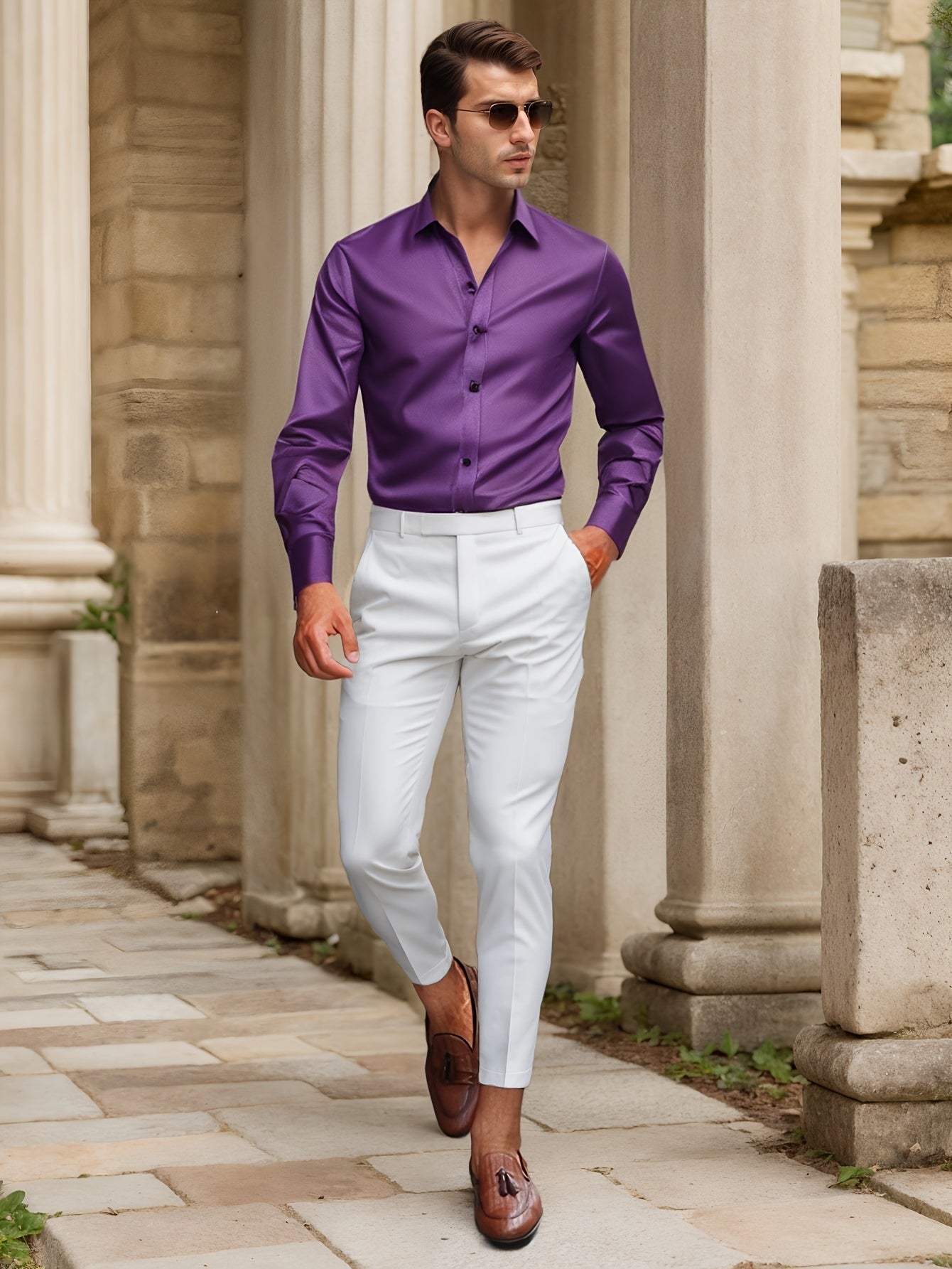 Finn | Chemise SlimFit stretch unie