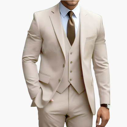 Costume élégant pour hommes avec veste, gilet et pantalon