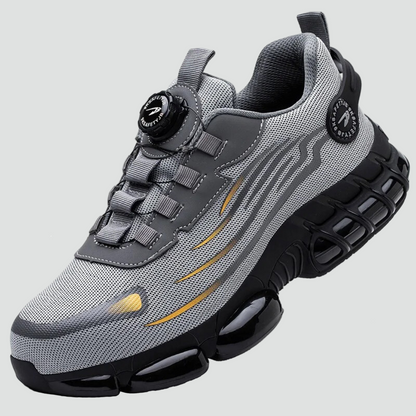Chaussures de sécurité orthopédiques sportives avec embout en acier pour hommes