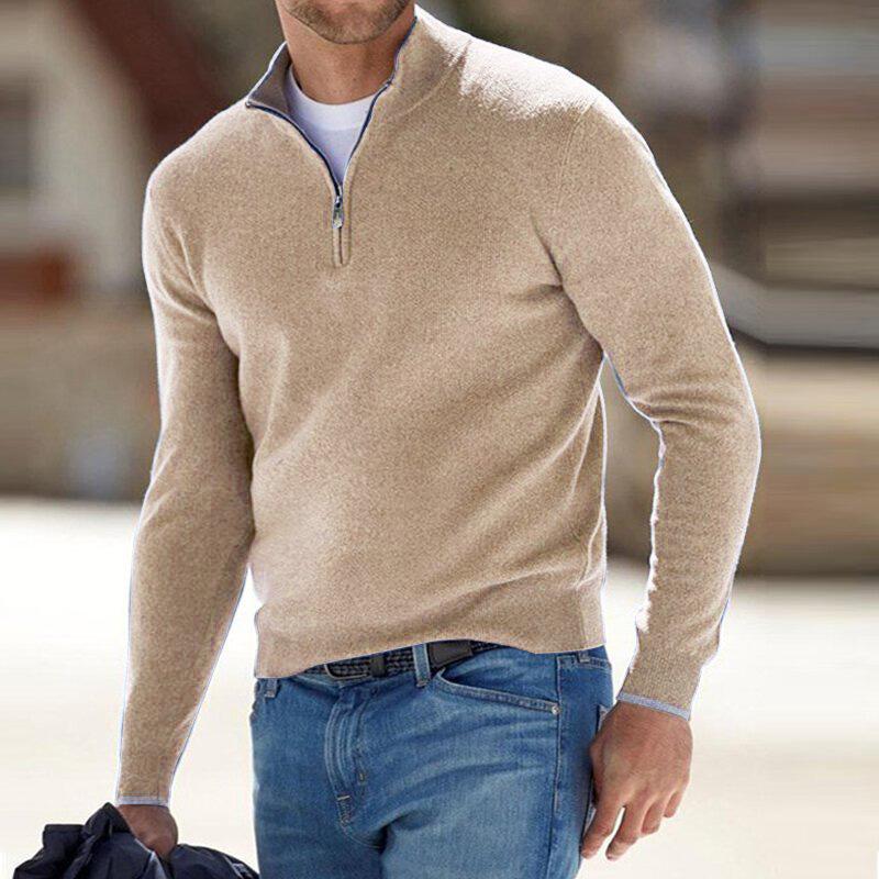 Pull confortable pour hommes avec fermeture éclair | Parfait pour toutes les saisons