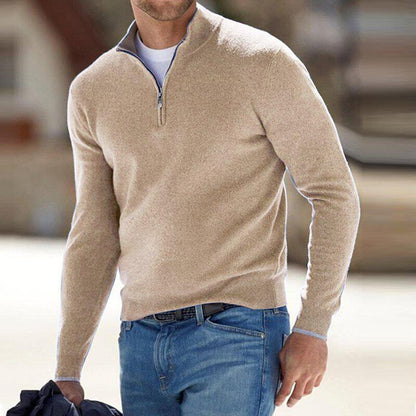 Pull confortable pour hommes avec fermeture éclair | Parfait pour toutes les saisons