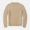 Men's Cotton Knit Sweater – Timeless Crew Neck with Modern Elegance