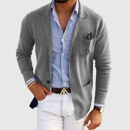 Gilet tricoté homme à col revers - Original