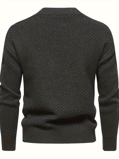 Pull uni pour hommes, pull vintage