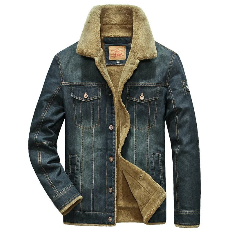 Veste d'hiver homme chaude avec doublure douce en sherpa | Confortable et chaude