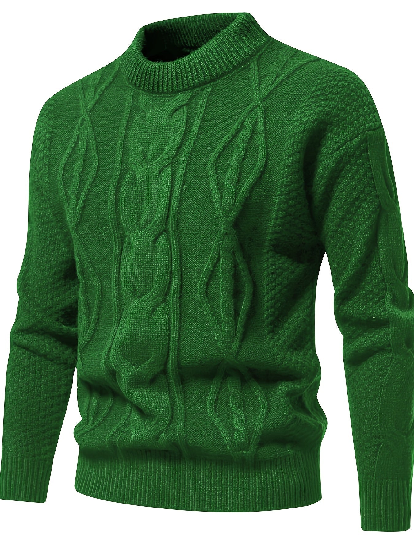 Pull uni pour hommes, pull vintage