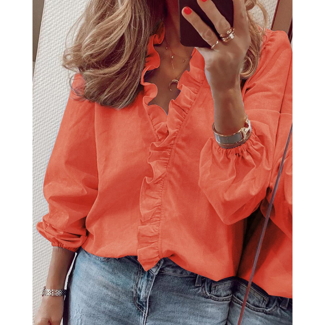 Camillea | Blouse élégante pour femme | Manches bouffantes