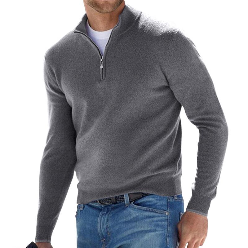 Pull confortable pour hommes avec fermeture éclair | Parfait pour toutes les saisons
