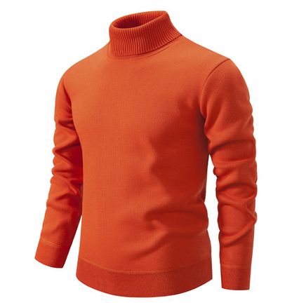 Soft Wool Turtleneck Sweater for Men