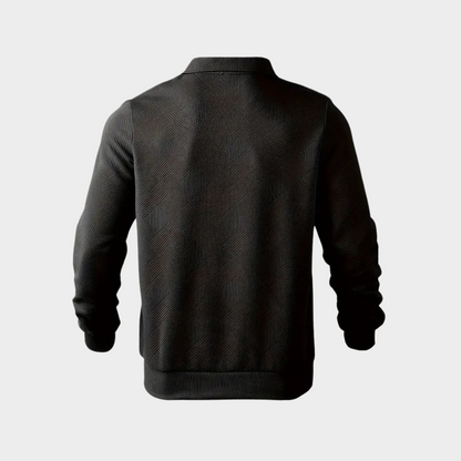 Koen | Pull premium élégant à fermeture éclair quart pour hommes