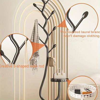 BranchLine porte-manteau sur pied - rangement intelligent et élégant