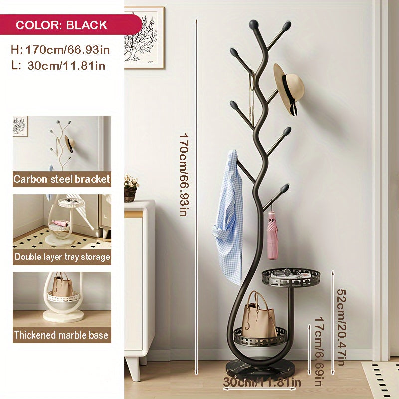 BranchLine porte-manteau sur pied - rangement intelligent et élégant