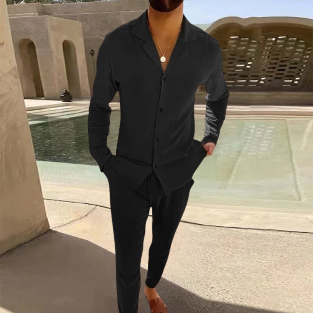 Costume en lin pour hommes - élégance et légèreté pour l'été