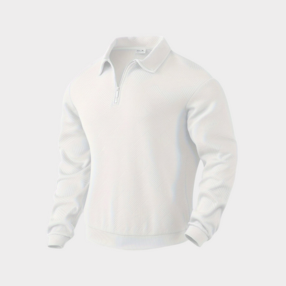 Koen | Pull premium élégant à fermeture éclair quart pour hommes
