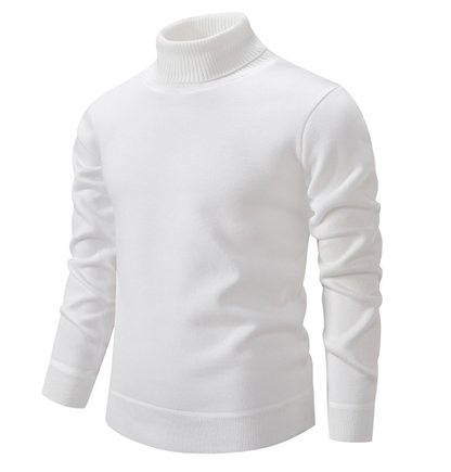 Soft Wool Turtleneck Sweater for Men