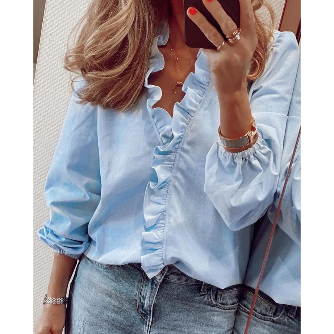 Camillea | Blouse élégante pour femme | Manches bouffantes