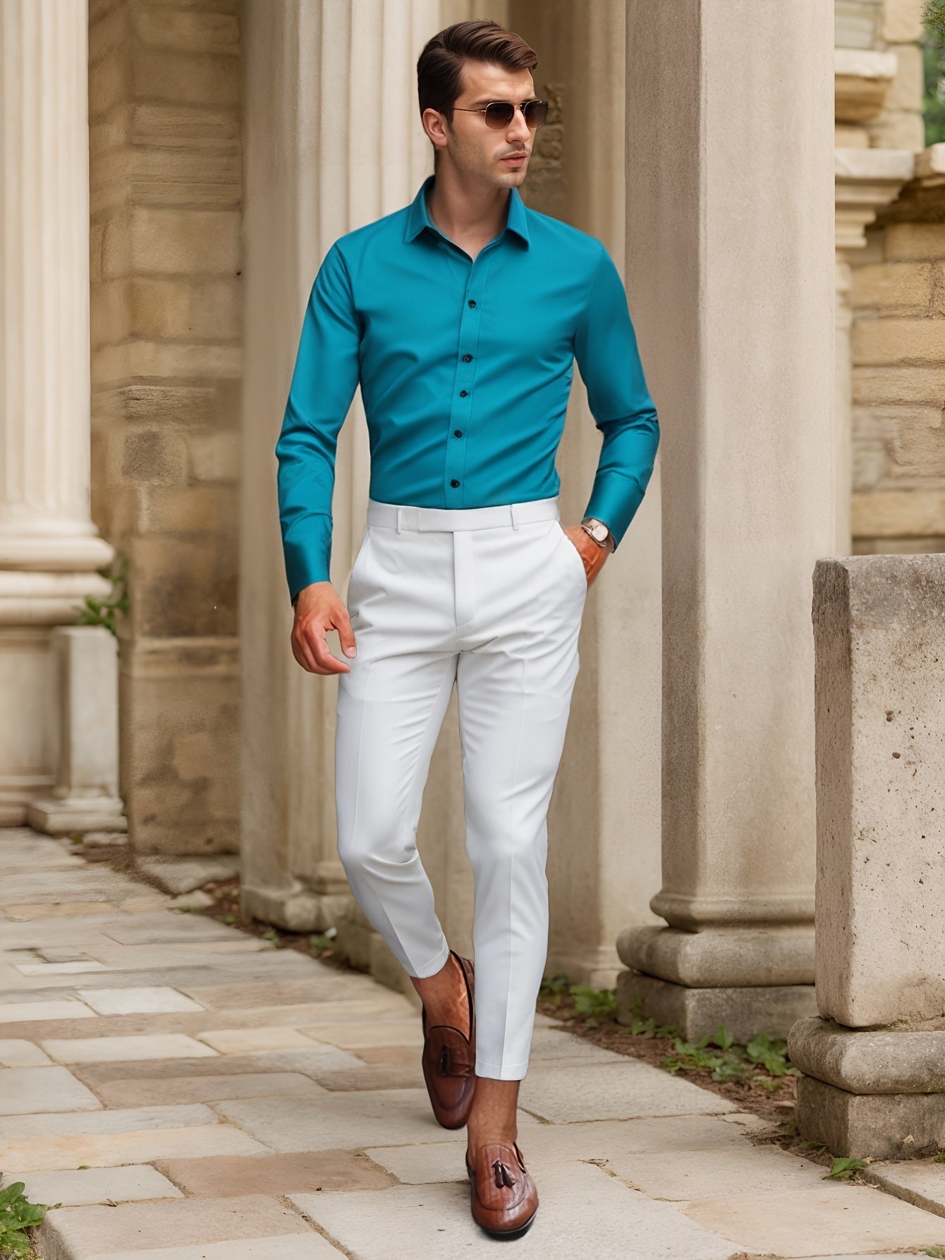 Finn | Chemise SlimFit stretch unie