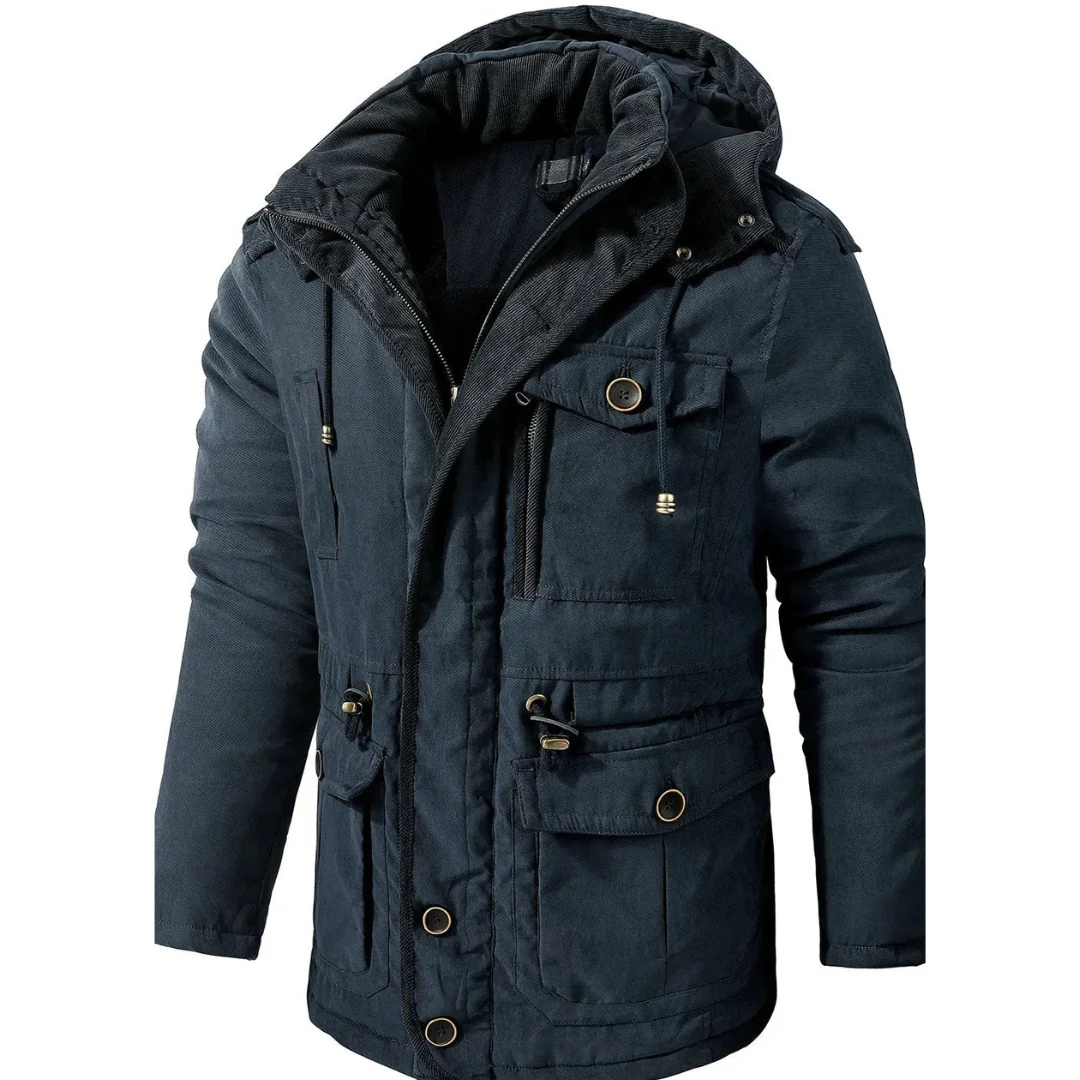 Veste à capuche chaude pour hommes | Hiver