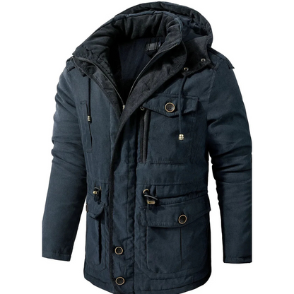 Veste à capuche chaude pour hommes | Hiver