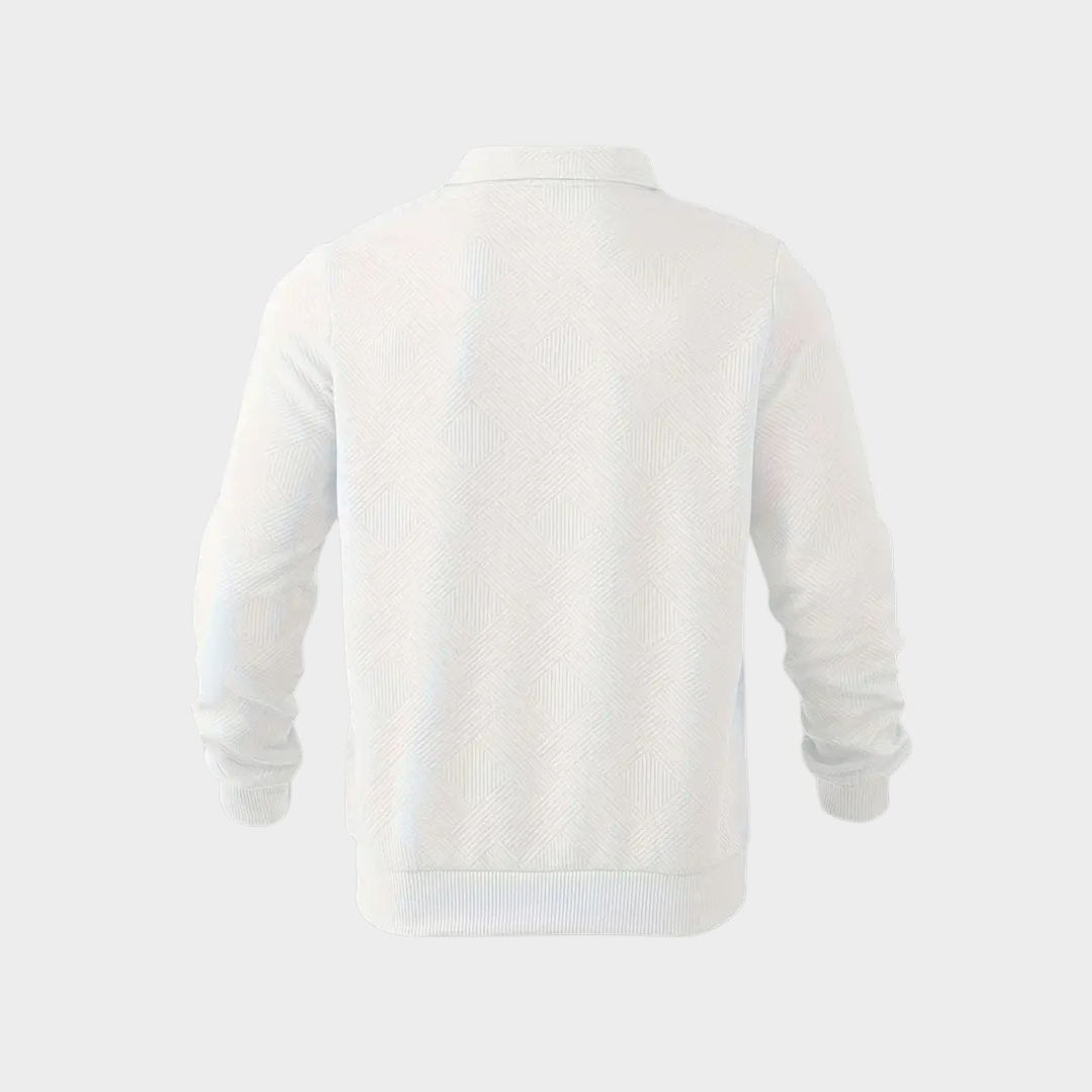 Koen | Pull premium élégant à fermeture éclair quart pour hommes