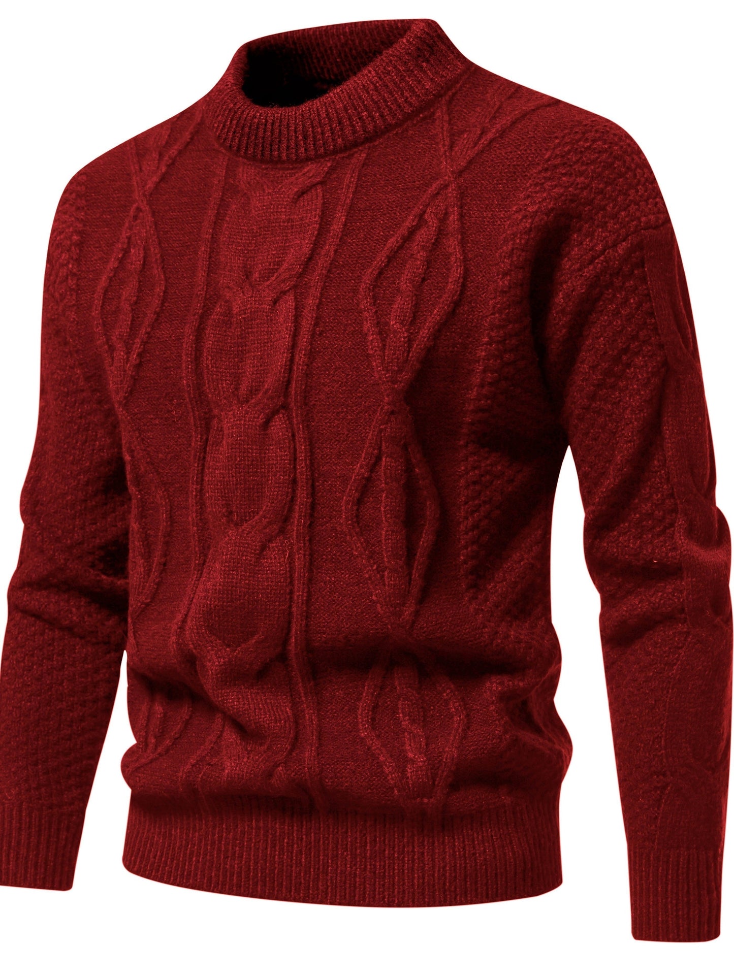 Pull uni pour hommes, pull vintage