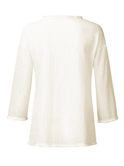 Casual linen T-shirt - Charleigh