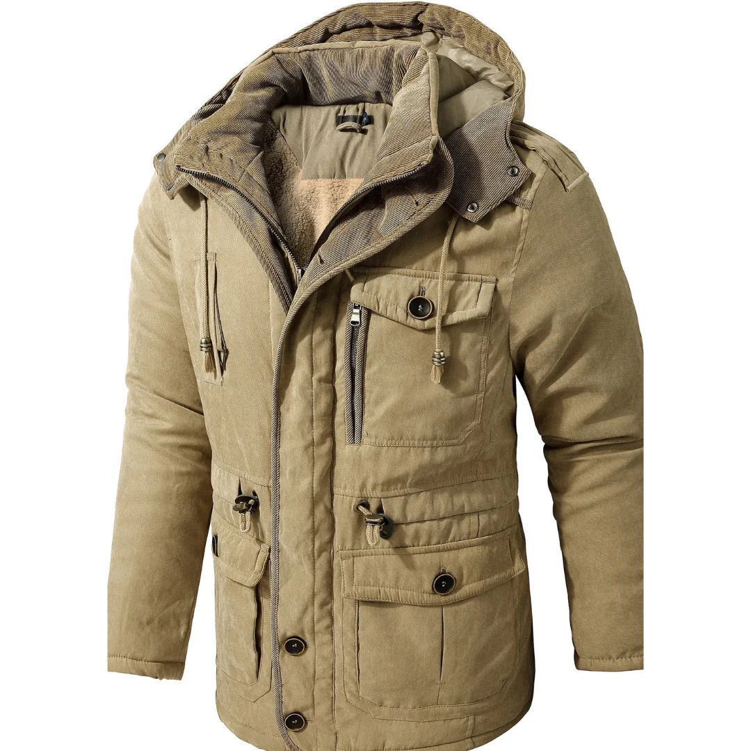Veste à capuche chaude pour hommes | Hiver