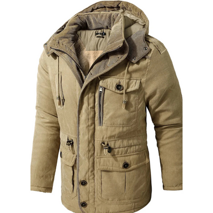 Veste à capuche chaude pour hommes | Hiver