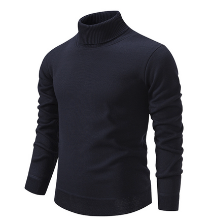 Soft Wool Turtleneck Sweater for Men