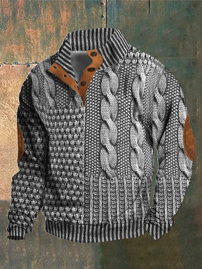 Casual sweater with buttons for a simple and elegant look