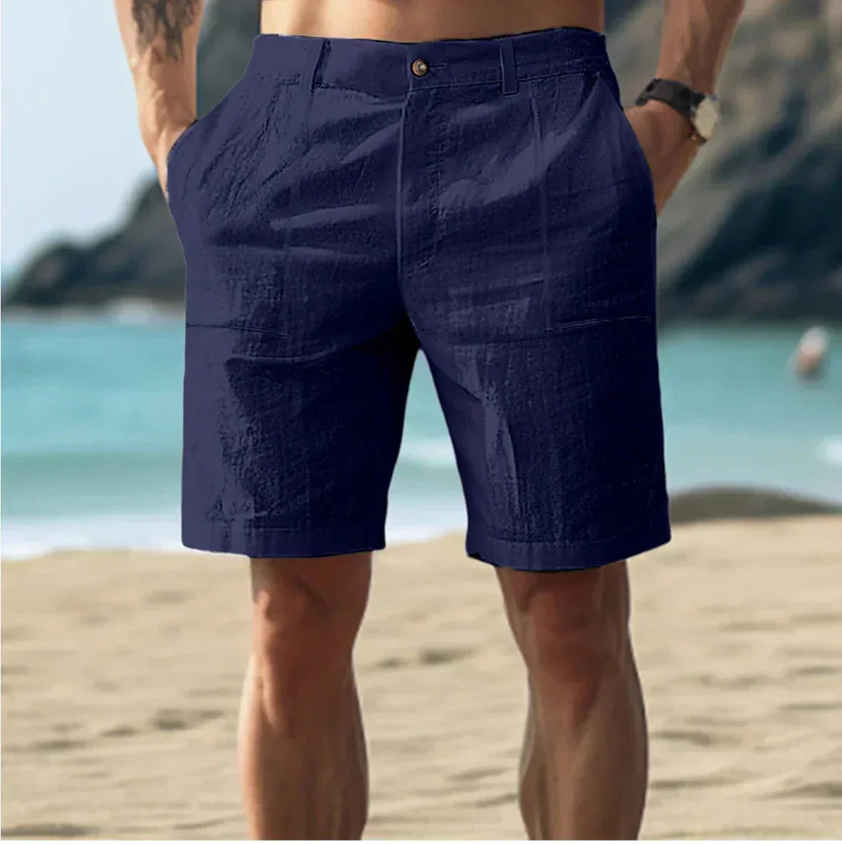 Pantalons en lin pour hommes - Lou