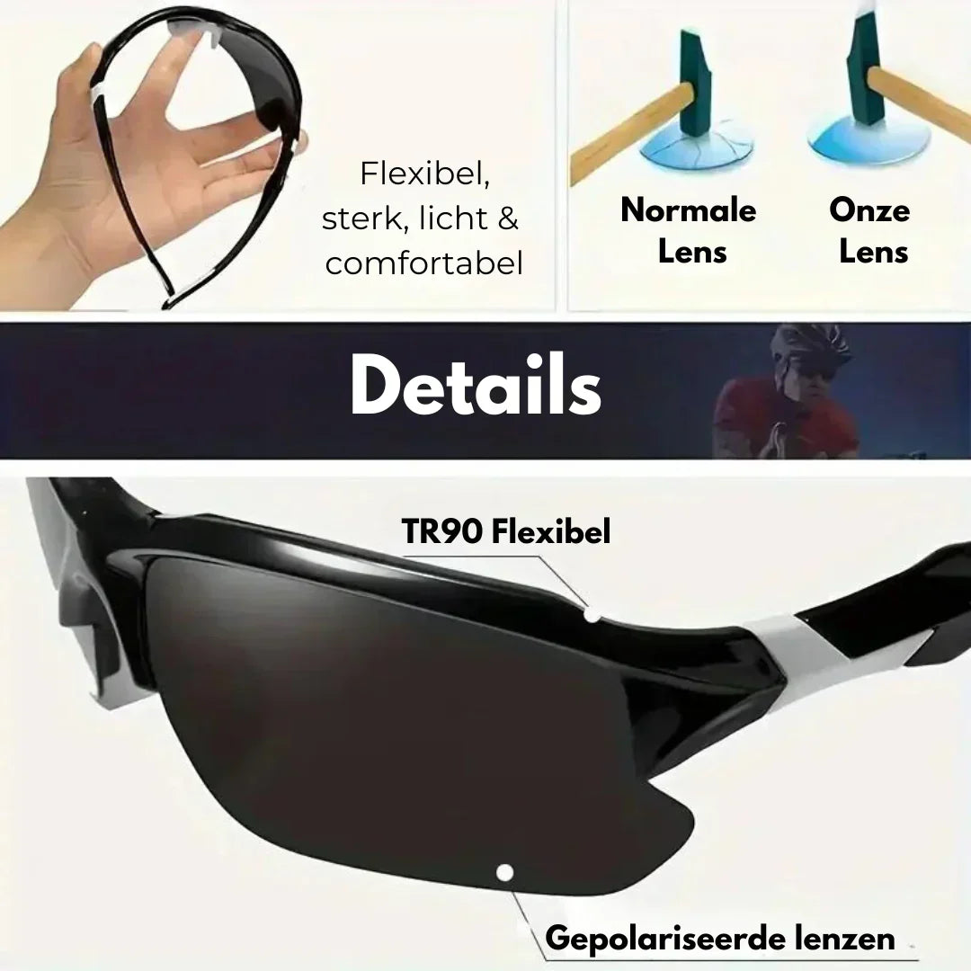 Lunettes de sport polarisées pour performance optimale
