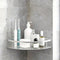 1- and 2-tier stainless steel bathroom organizer