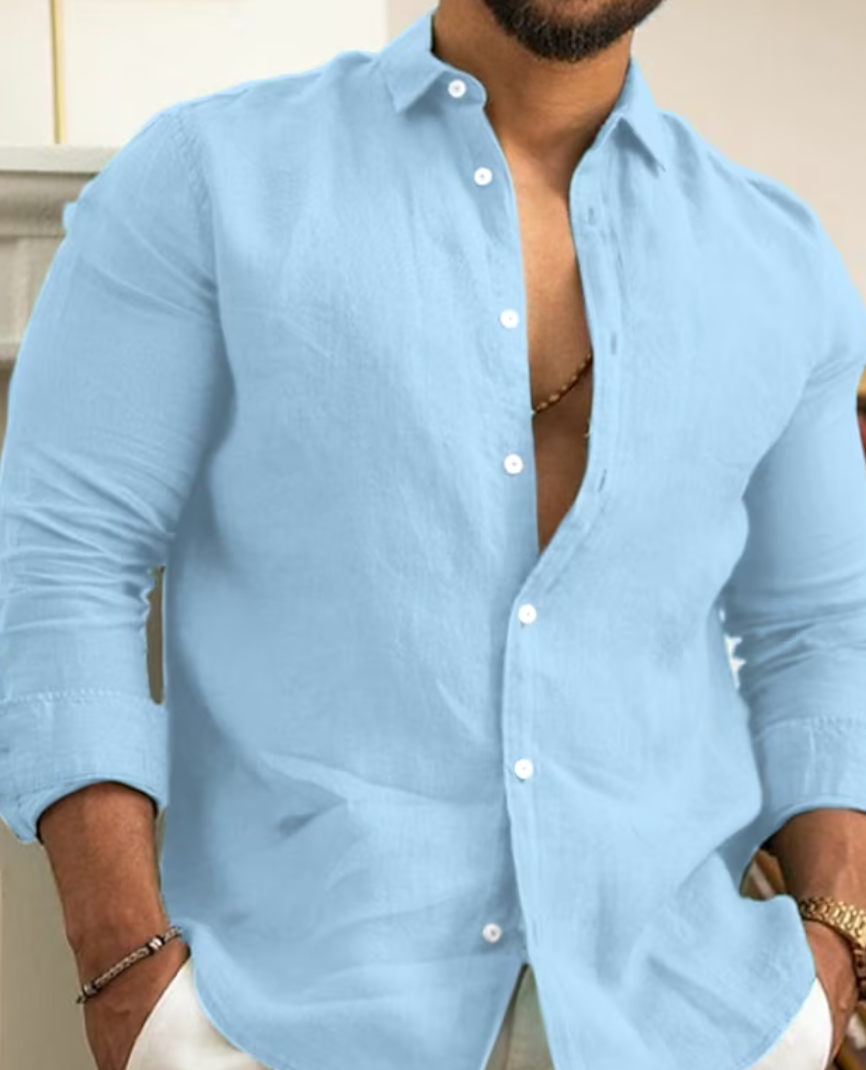 Chemise élégante en lin