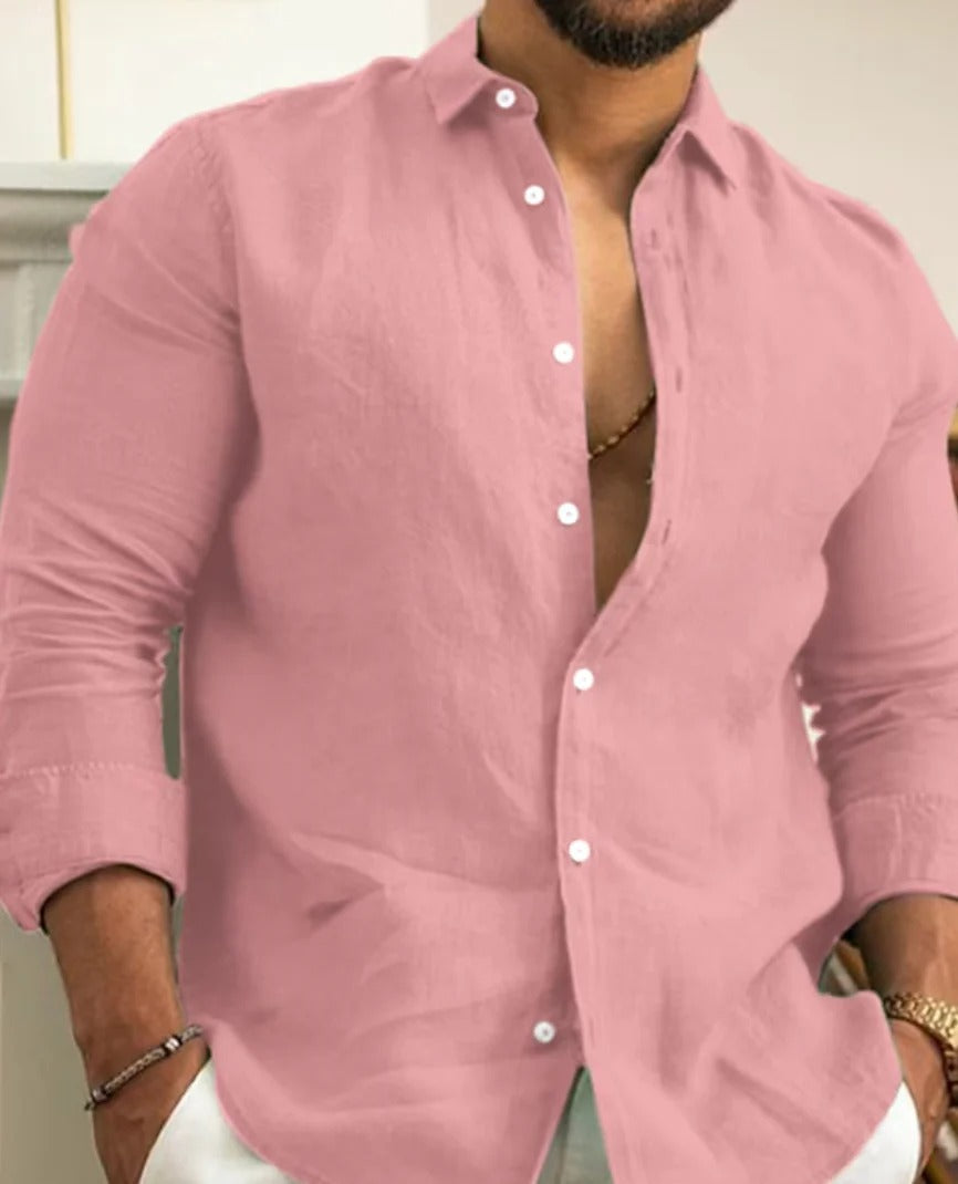 Chemise en lin élégante pour hommes - Gero
