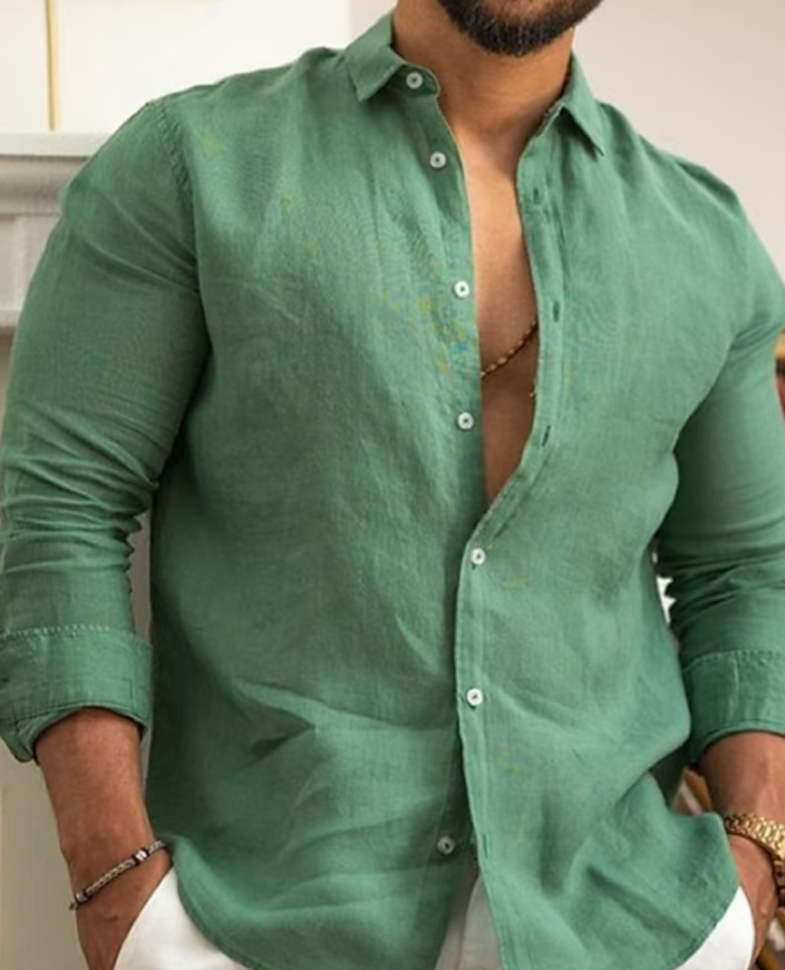 Lunari - linen shirt for men